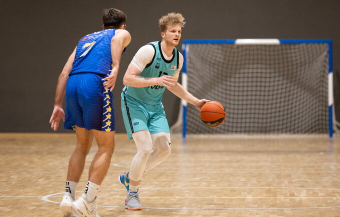 K.Žemaitis iš rinktinės atvyko padėti komandai (Foto: Saulius Čirba)