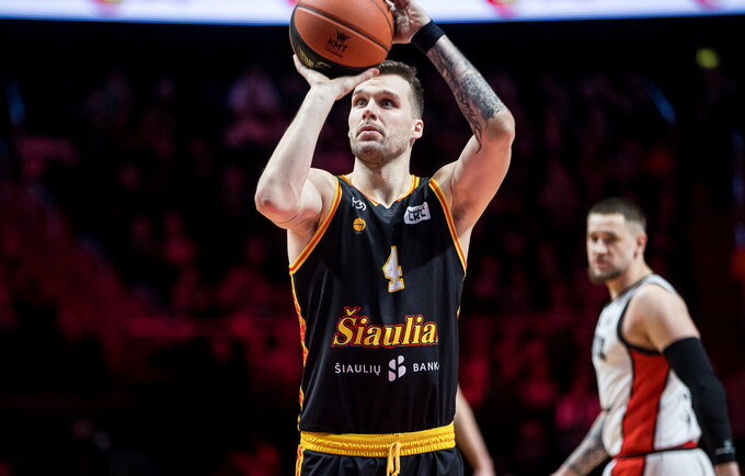 E.Stankevičius liko Šiauliuose („Betsafe-LKL“ nuotr.)