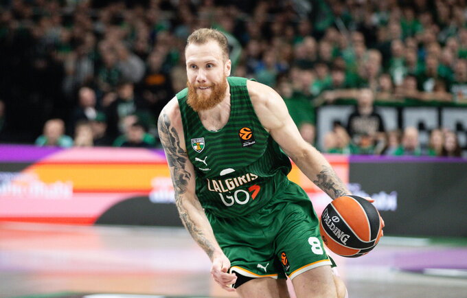 I.Brazdeikis pastaruoju metu renka dviženklius skaičius Eurolygoje (BNS nuotr.)