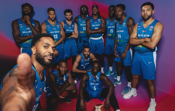 Didžioji Britanija – pirmoji lietuvių varžovė (FIBA nuotr.)