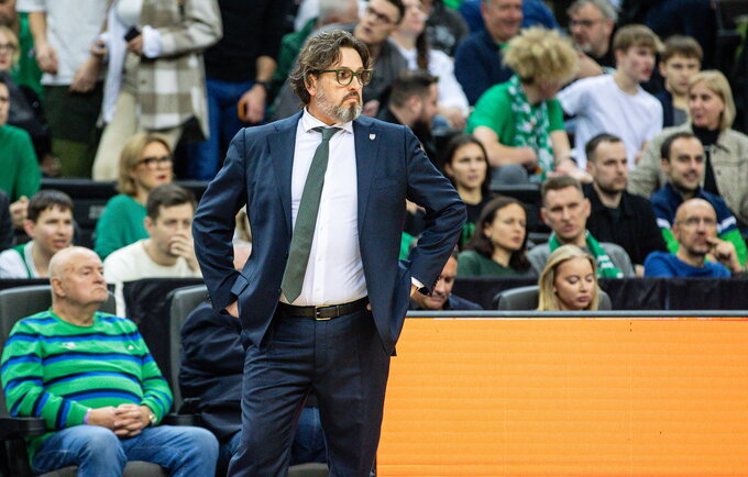 A.Trinchieri norėjo dar pasimėgauti pergale (BNS nuotr.)