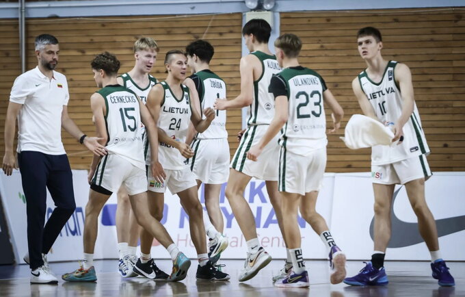 U16 pasiekė pergalę (FIBA nuotr.)