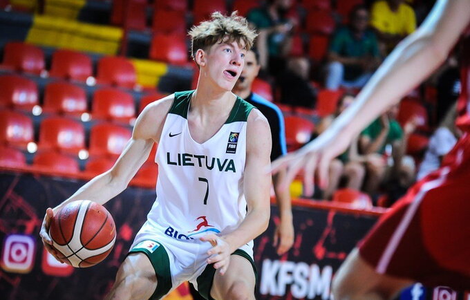 K.Jakučionis atstovaus jaunimo rinktinei (FIBA Europe nuotr.)
