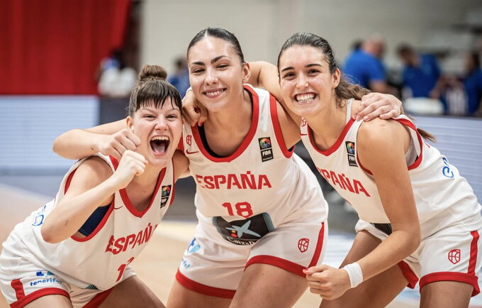 Ispanijos merginos žais finale (FIBA Europe nuotr.)