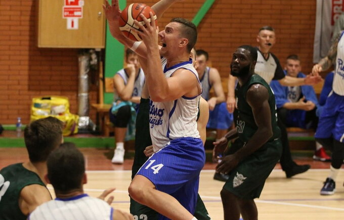P.Petrilevičius pelnė 16 taškų (Foto: Vytautas Mikaitis)