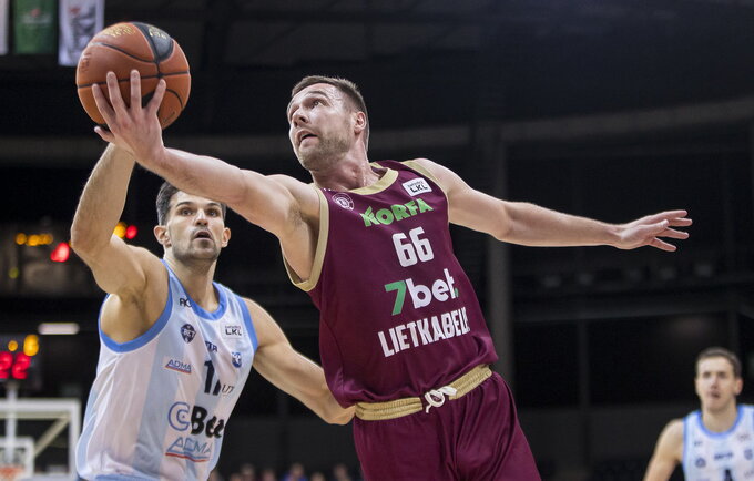 „Lietkabelis“ ir Rumunijos klubas susikeitė namų rungtynėmis („Betsafe-LKL“ nuotr.)