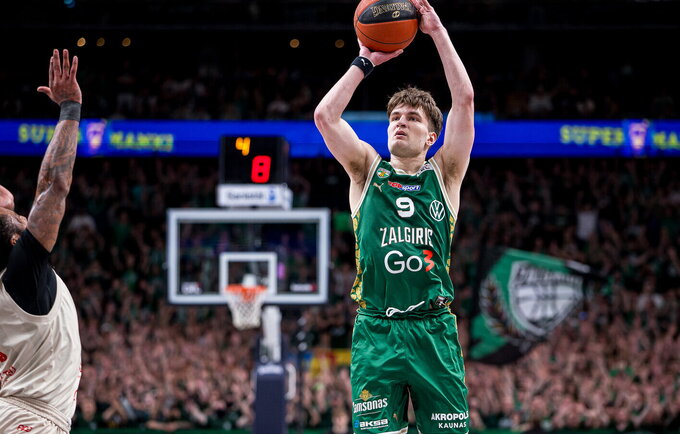 D.Giedraitis negalės žaisti kelias savaites (Foto: Rokas Lukoševičius)