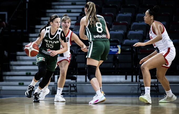 Lietuvės šansų neturėjo (FIBA nuotr.)
