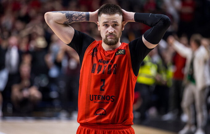 M.Normantas paliko sostinės klubą („Betsafe-LKL“ nuotr.)