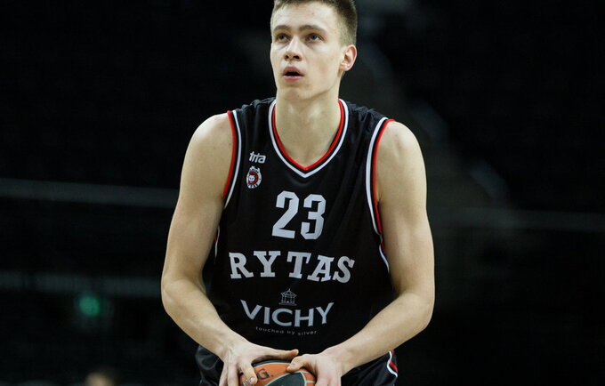 M.Blaževičius žais ir NKL pirmenybėse (BNS nuotr.)