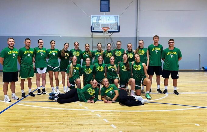 16-mečių rinktinė ruošiasi Europos čempionatui (LKF nuotr.)