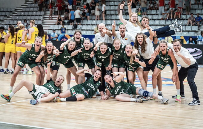 Lietuvės žais dėl aukso (FIBA Europe nuotr.)