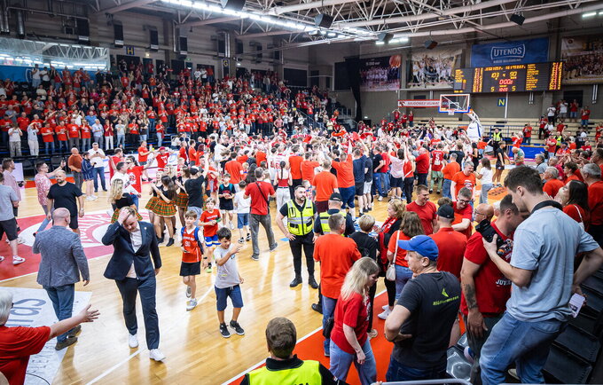 Utenos arena bus pilna (Foto: „LKL, kurią remia „Betsson“)