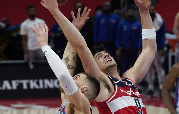 D.Sirvydis pataikė tritaškį (Scanpix nuotr.)