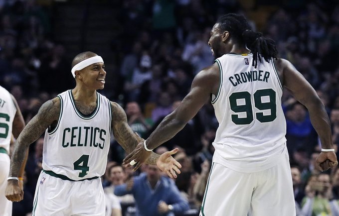 I.Thomasas nutiesė „Celtics“ kelią laimėjimo link (Scanpix nuotr.)