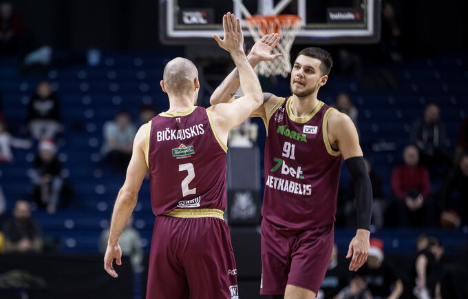 D.Sirvydis pelnė 21 tašką per pirmą mačo dalį („Betsafe-LKL“ nuotr.)