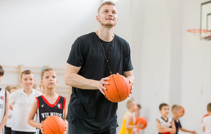 P.Dambrauskas prisiminė savo pirmą patirtį LKL kovose (Foto: S.Čirba)