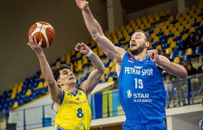 M.Sajus džiaugėsi triuškinančia pergale (FIBA nuotr.)