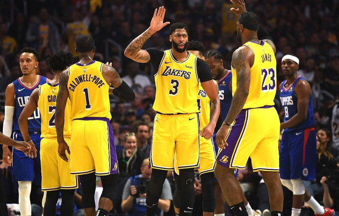 Pagal naują viziją, Los Andželo derbis gali vykti ir NBA finale (Scanpix nuotr.)