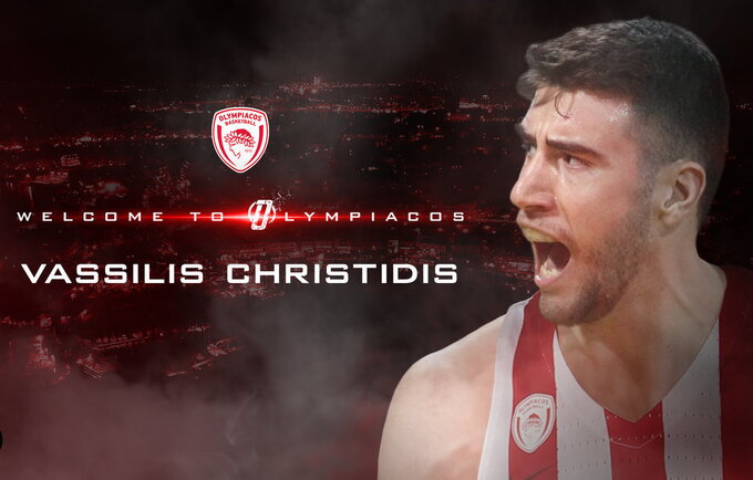V.Christidis žais Pirėjuje