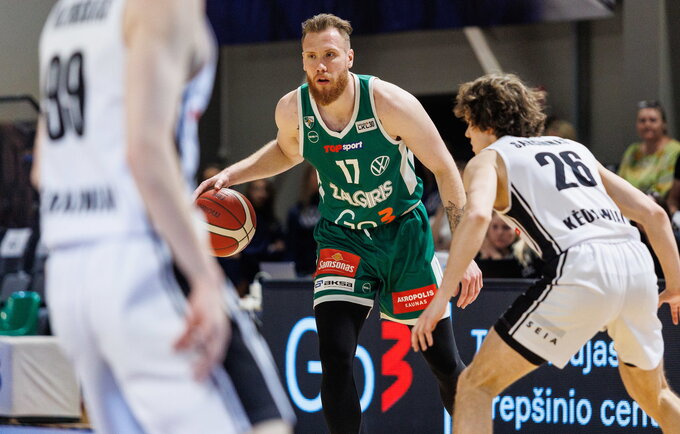 I.Brazdeikis pirmoje pusėje pataikė 3 tritaškius (BNS nuotr.)