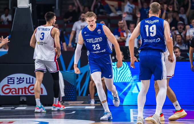 L.Markkanenas žibėjo ryškiai (FIBA nuotr.)