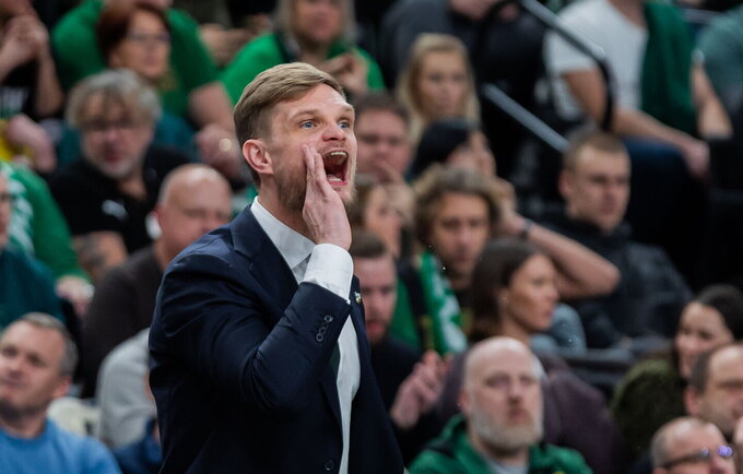 T.Sabonis treniruotėje pavadavo A.Trinchieri (BNS nuotr.)