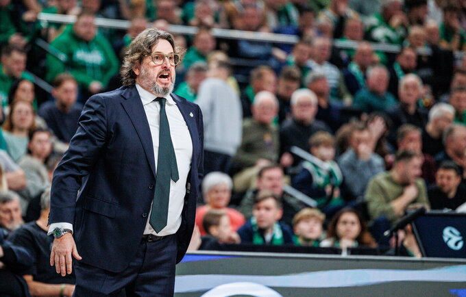 A.Trinchieri po rungtynių išdėstė ilgą prakalbą (BNS nuotr.)
