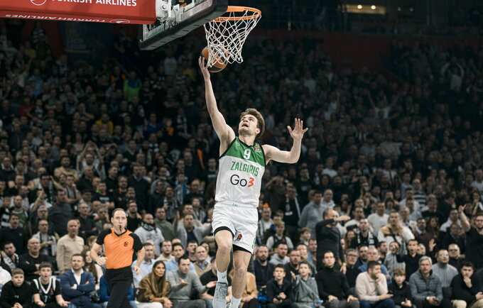 D.Giedraitis buvo puikus gynyboje (Žalgirio nuotr.)