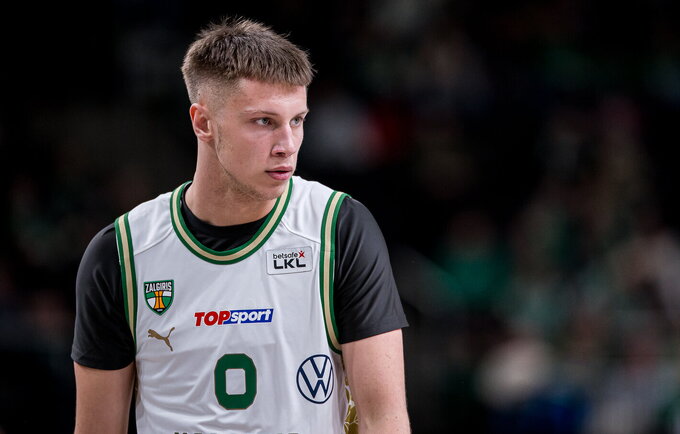M.Juzėnas atstovaus dvidešimtmečių rinktinei (Foto: Rokas Lukoševičius)