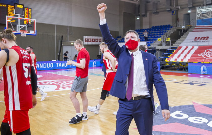 E.Skersis kalbėjo apie prabėgusį sezoną ir būsimus iššūkius (BNS nuotr.)