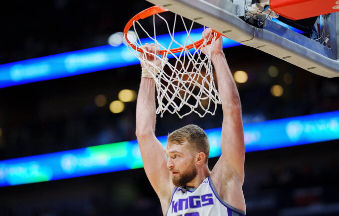D.Sabonis rinko dvigubą dublį (Scanpix nuotr.)