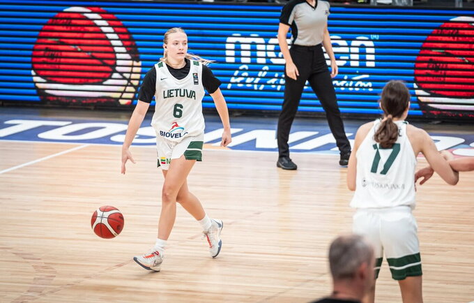 Lietuvės patyrė pralaimėjimą (FIBA Europe nuotr.)