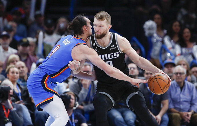 D.Sabonis pridarė daug problemų varžovams (Scanpix nuotr.)