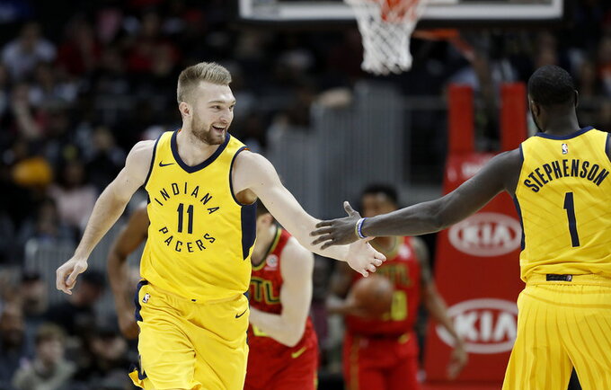 D.Sabonis sukūrė puikų epizodą (Scanpix nuotr.)