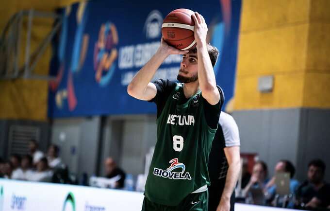 G.Jokubauskas pelnė 100-ąjį tašką (FIBA nuotr.)