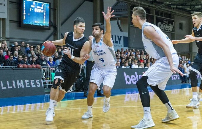 V.Čižauskas yra gana ryškus Estijoje (FIBA Europe nuotr.)