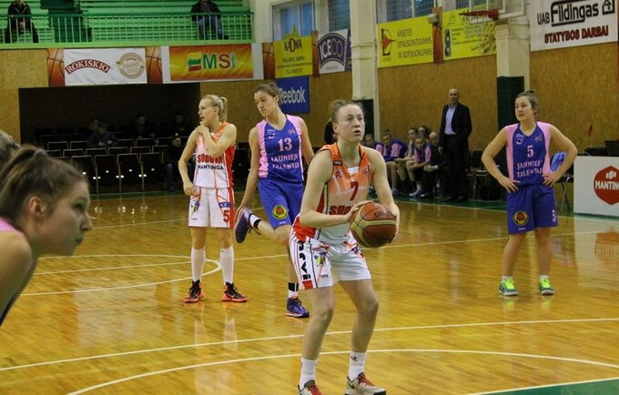 S.Okockytė surinko trigubą dublį (Sūduvos klubo nuotr.)