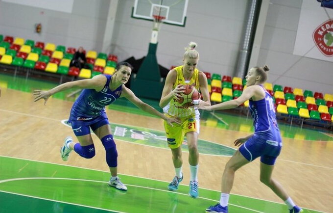 L.Svarytė pasižymėjo galingu dvigubu dubliu (B.Stonkutės nuotr.)