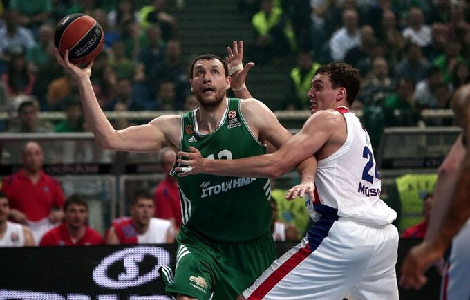 „Panathinaikos“ ir CSKA dėl vietos ketvirtfinalyje kovojo ir pernai (Scanpix nuotr.)