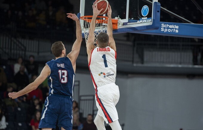 D.Tarolis džiaugėsi pergale (FIBA Europe nuotr.)