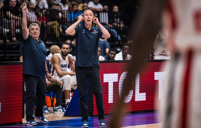 V.Collet ir toliau treniruos prancūzus (FIBA nuotr.)