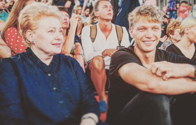 D.Grybauskaitė nepraleido progos susitikti su lietuviu (Facebook nuotr.)
