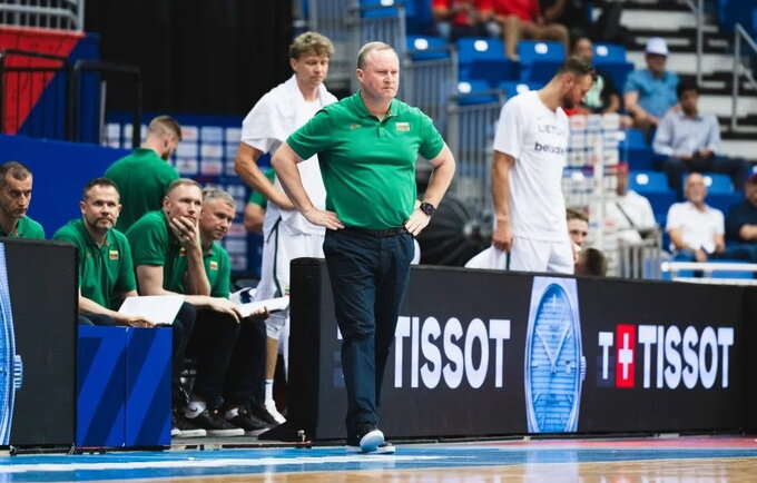 K.Maksvytis kalbėjo apie būsimą mačą (FIBA nuotr.)
