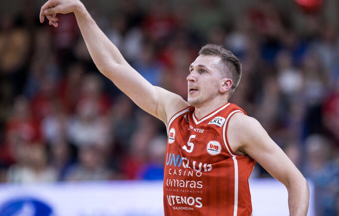E.Šaulys vėl žais LKL („Betsafe-LKL“ nuotr.)