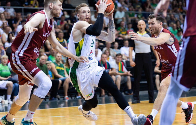 I.Brazdeikis solidžiai debiutavo rinktinėje (BNS nuotr.)