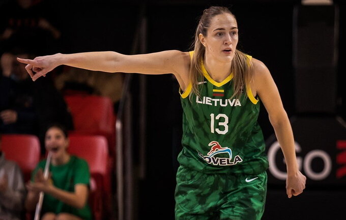 G.Petronytė gins rinktinės garbę (FIBA Europe nuotr.)