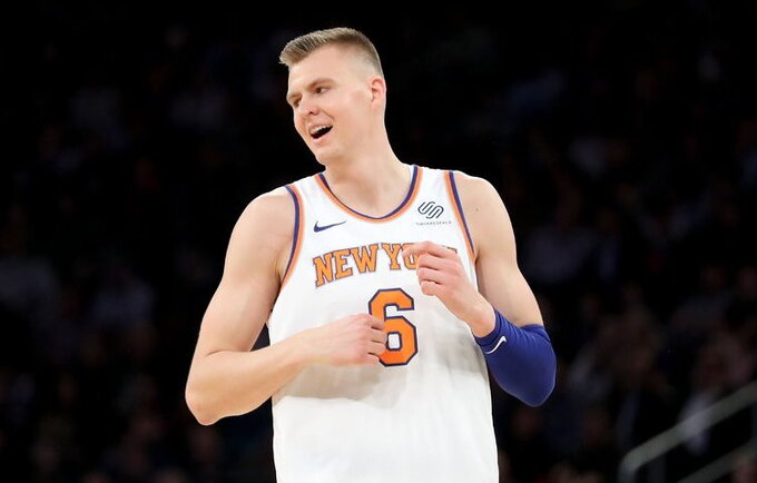 K.Porzingis sulaukė D.Nowitzki pagyrų (Scanpix nuotr.)