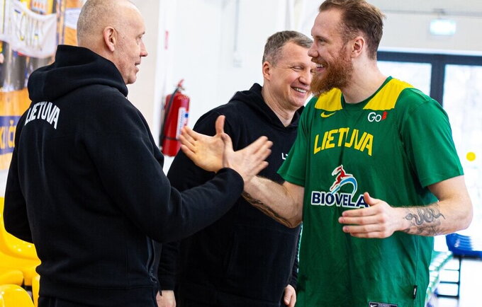 I.Brazdeikis atvyko į rinktinės stovyklą (LKF nuotr.)