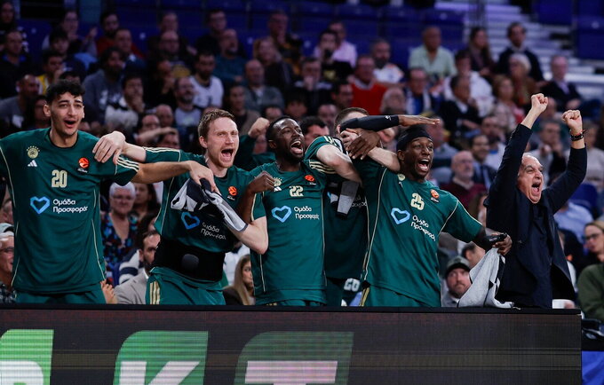 „Panathinaikos“ vyko iškart į areną (Scanpix nuotr.)